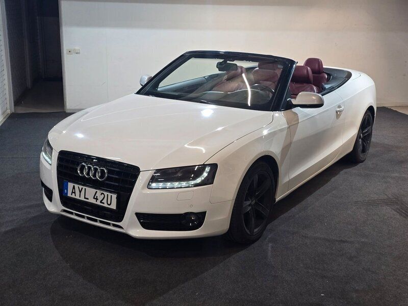 Vit Begagnad 2010 Audi A5 Cabriolet Cab | 159 900 kr (Lite dyr) - Bild 1/4