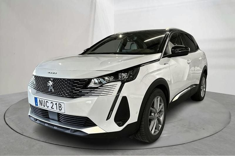 Vit Begagnad 2021 Peugeot 3008 GT | 239 000 kr (Bra pris) - Bild 1/4