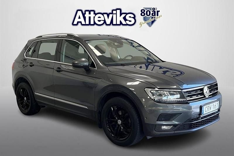 Grå Begagnad 2018 VW Tiguan Comfortline SUV | 219 000 kr (Bra pris) - Bild 1/4