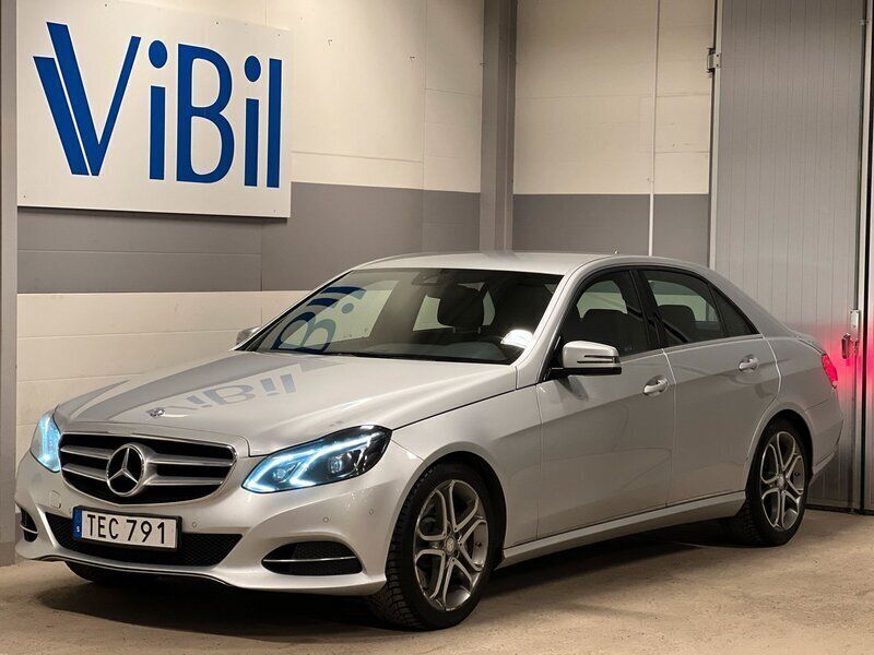 Silver Begagnad 2014 Mercedes E350 Avantgarde Sedan | 149 900 kr - Bild 1/4