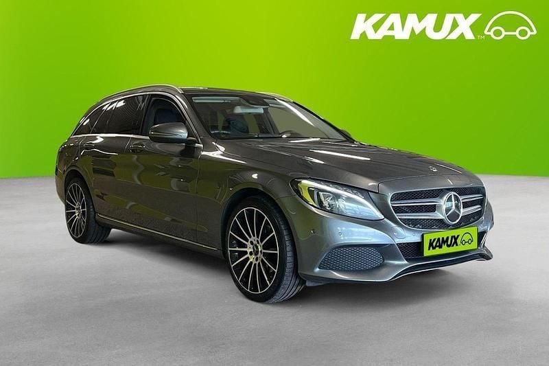 Grå Begagnad 2018 Mercedes C220 Avantgarde Kombi | 188 700 kr (Bra pris) - Bild 1/3