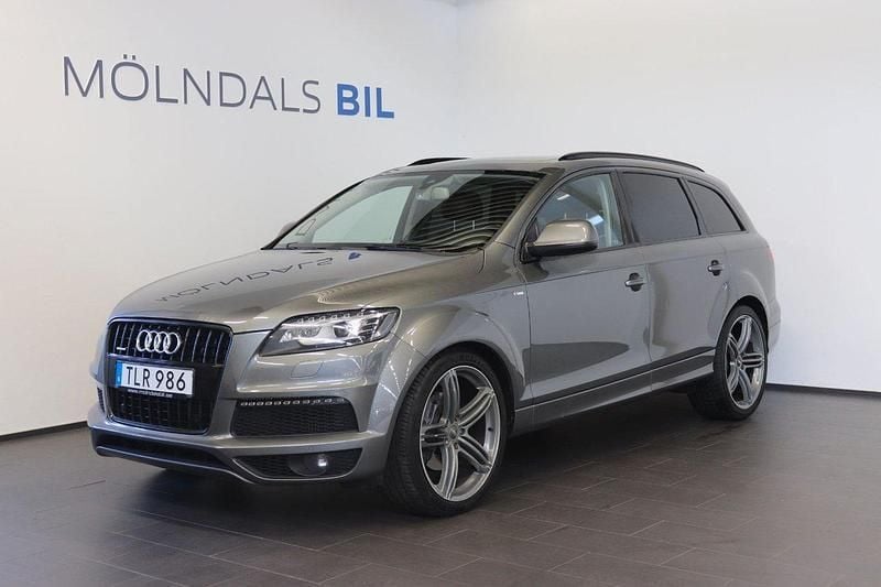 Grå Begagnad 2010 Audi Q7 S-Line SUV | 129 900 kr (Bra pris) - Bild 1/4