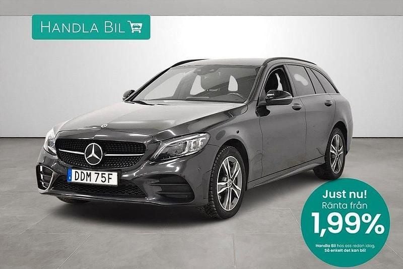 Grå Begagnad 2020 Mercedes C220 AMG Kombi | 329 900 kr (Marknadspris) - Bild 1/3