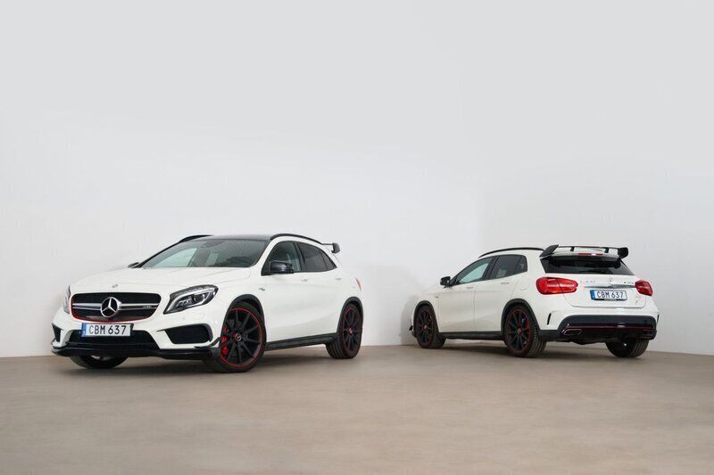 Vit Begagnad 2014 Mercedes GLA45 AMG AMG Edition 1 SUV | 279 000 kr - Bild 1/4