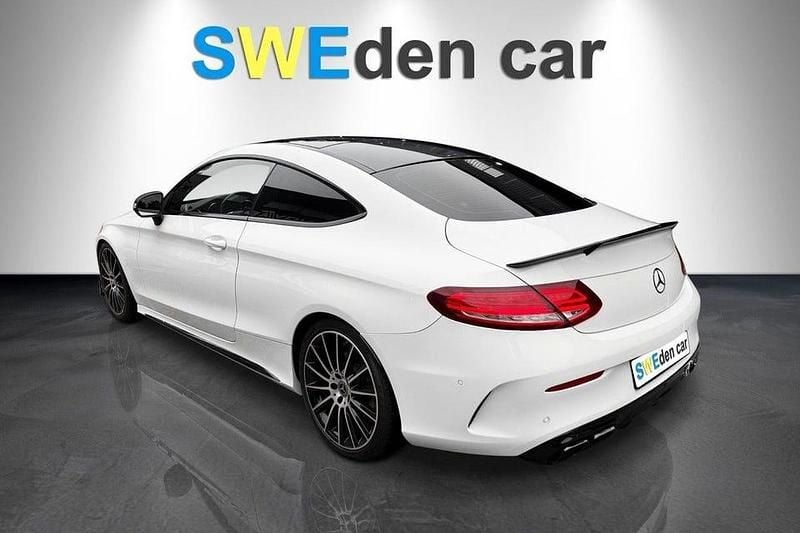 Begagnad Mercedes C250 AMG line 211 HK (155 kW) 2017 Vit Sportkupé