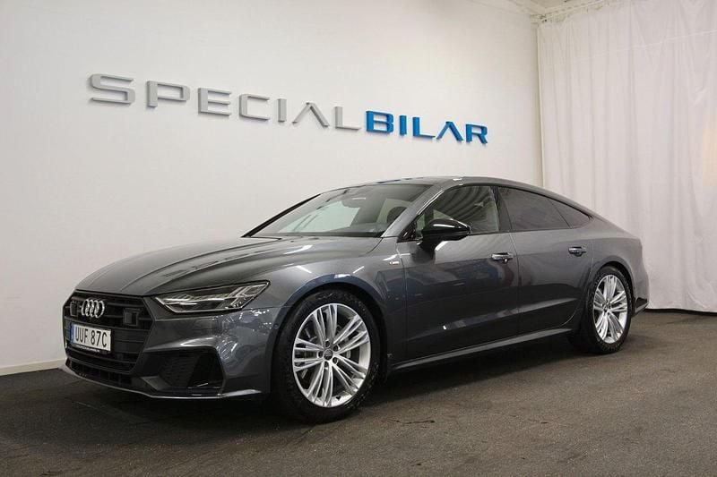 Grå Begagnad 2019 Audi A7 Sportback S-Line Halvkombi | 349 000 kr - Bild 1/4