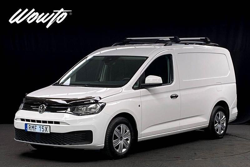 Vit Begagnad 2022 VW Caddy Maxi Minibuss | 239 800 kr (Marknadspris) - Bild 1/3