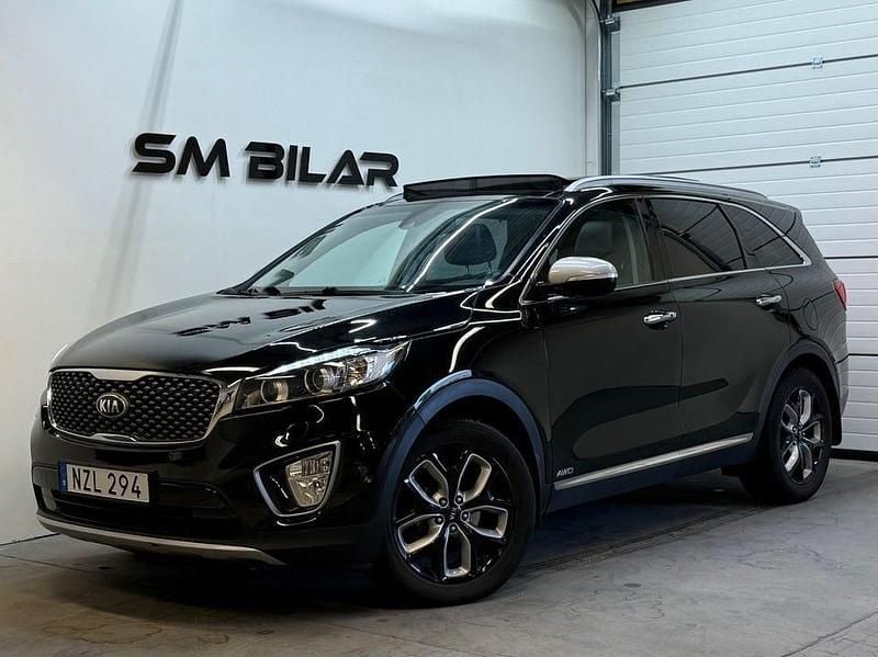 Svart Begagnad 2016 Kia Sorento SUV | 204 700 kr (Bra pris) - Bild 1/4