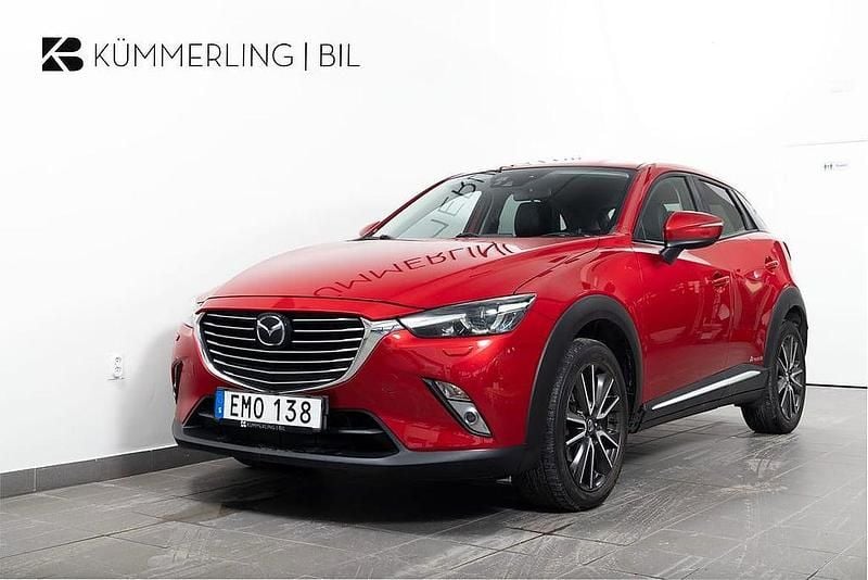 Röd Begagnad 2016 Mazda CX-3 Optimum SUV | 149 900 kr (Bra pris) - Bild 1/4