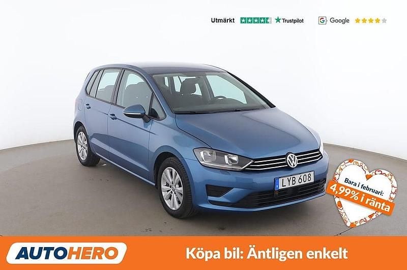 Begagnad VW Golf VII 112 HK (82 kW) 2015 Blå Halvkombi