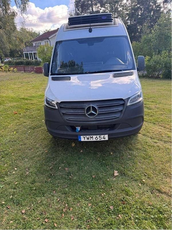 Vit Begagnad 2019 Mercedes Sprinter Van | 190 000 kr (Superpris) - Bild 1/4
