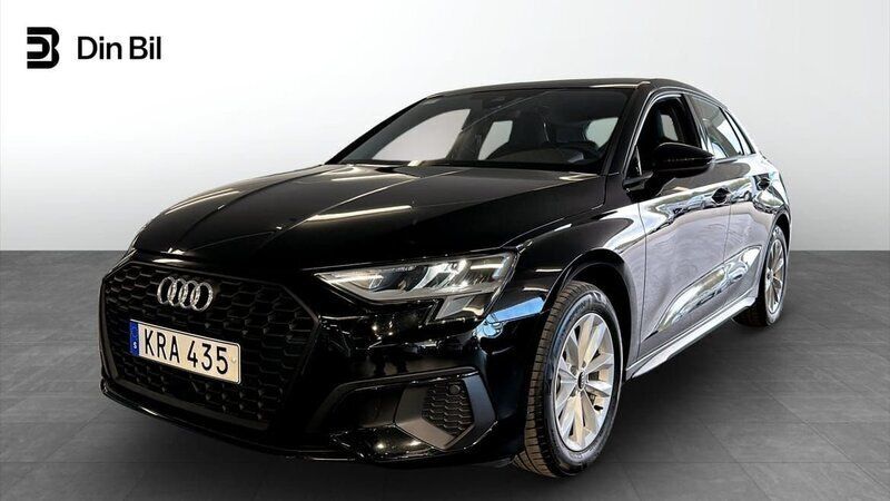 Svart Begagnad 2023 Audi A3 Sportback Proline Halvkombi | 269 900 kr - Bild 1/4