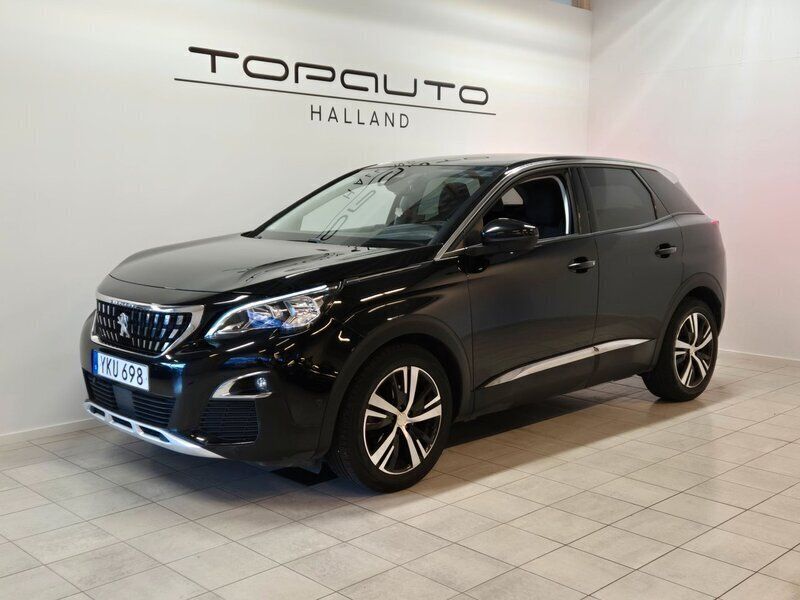 Svart Begagnad 2017 Peugeot 3008 SUV | 169 900 kr (Marknadspris) - Bild 1/4