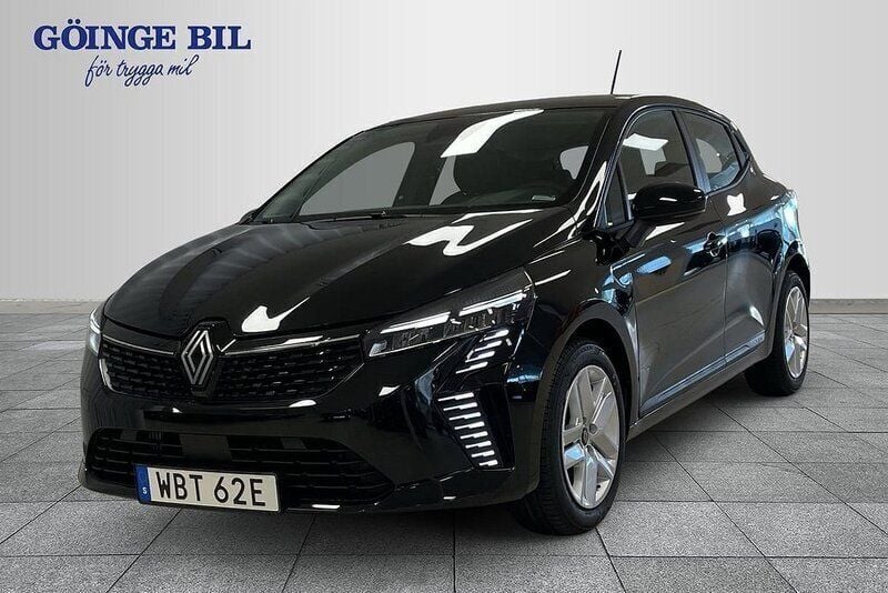 Svart Ny 2024 Renault Clio V Evolution Halvkombi | 219 900 kr (Marknadspris) - Bild 1/3