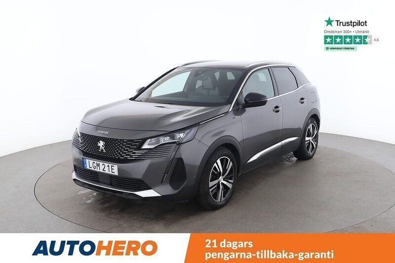 Grå Begagnad 2020 Peugeot 3008 GTi SUV | 254 000 kr (Marknadspris) - Bild 1/4
