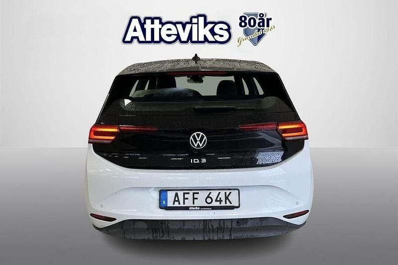 Begagnad VW ID.3 Pro Performance 152 kW (207 HK) 2022 Vit Halvkombi