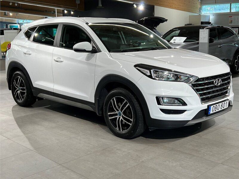 Vit Begagnad 2020 Hyundai Tucson Premium SUV | 209 900 kr (Marknadspris) - Bild 1/4