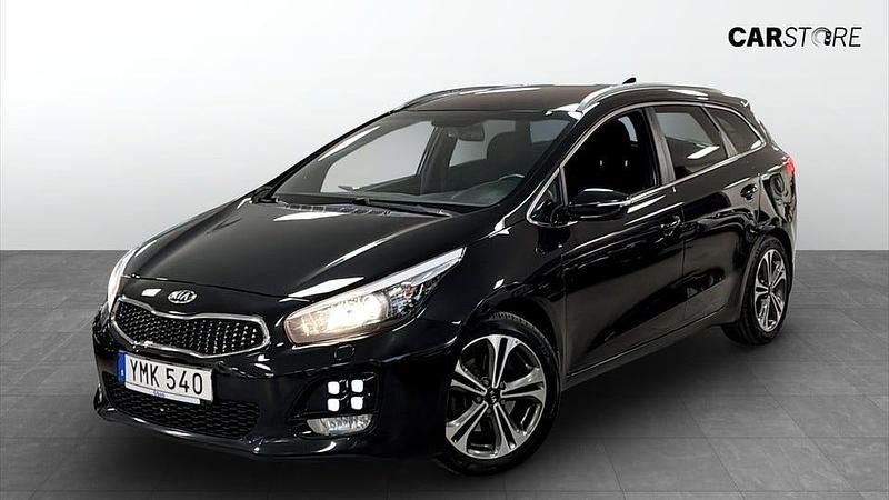 Svart Begagnad 2017 Kia Ceed Sportswagon GT-Line Kombi | 139 900 kr (Marknadspris) - Bild 1/4