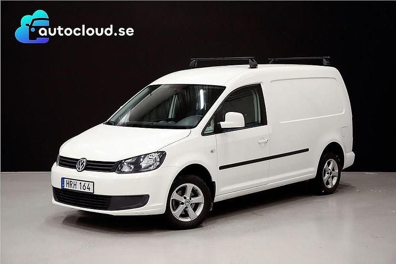 Vit Begagnad 2015 VW Caddy Maxi Minibuss | 129 800 kr (Marknadspris) - Bild 1/4