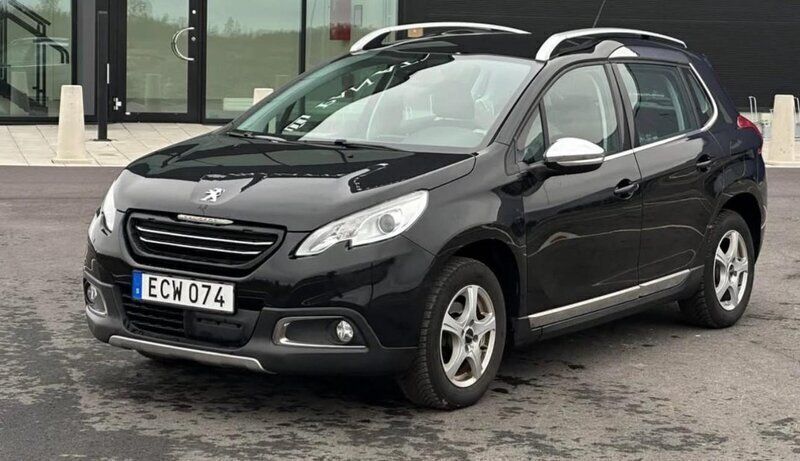 Svart Begagnad 2015 Peugeot 2008 SUV | 69 900 kr (Marknadspris) - Bild 1/4