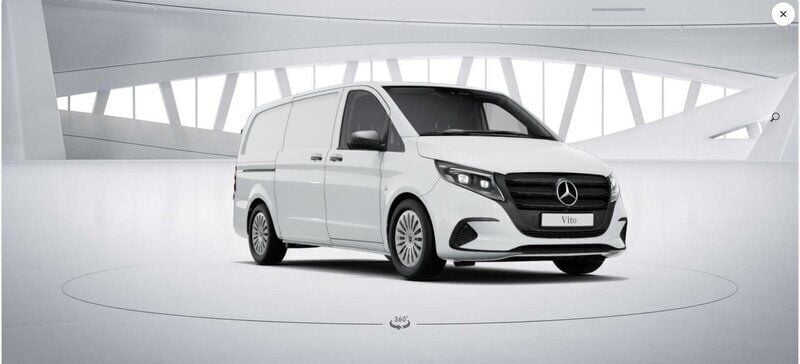 Svart Ny 2025 Mercedes Vito Minibuss | 644 900 kr - Bild 1/4