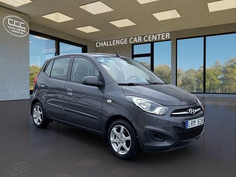 Begagnad Hyundai i10 Premium 69 HK (50 kW) 2011 Mörkgrå Halvkombi