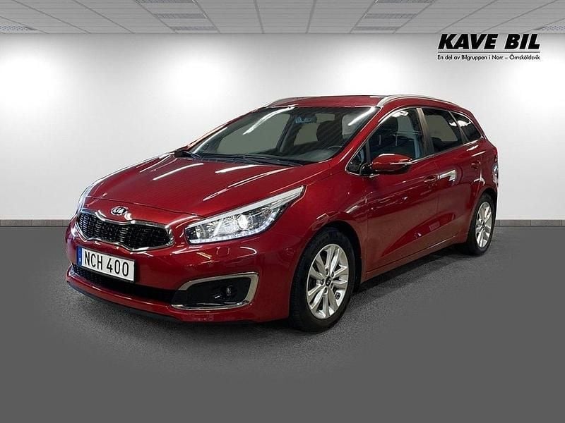 Röd Begagnad 2016 Kia Ceed Sportswagon Kombi | 169 900 kr (Lite dyr) - Bild 1/4