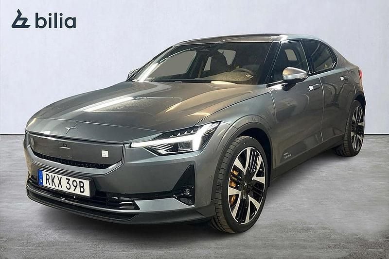 Mörkgrå Begagnad 2024 Polestar 2 Performance Halvkombi | 619 900 kr - Bild 1/3