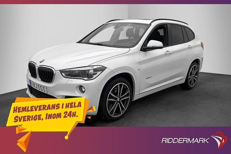 Vit Begagnad 2017 BMW X1 M Sport SUV | 258 800 kr (Lite dyr) - Bild 1/3