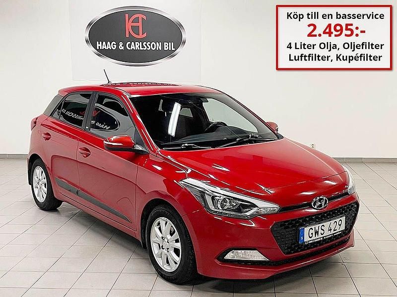 Röd Begagnad 2016 Hyundai i20 Kombi | 64 900 kr - Bild 1/4