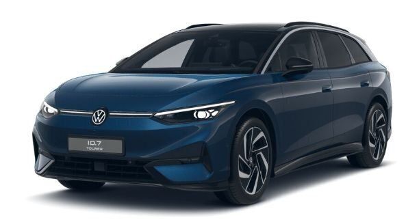 Blå Begagnad 2025 VW ID.7 Pro Sedan | 599 900 kr (Bra pris) - Bild 1/4