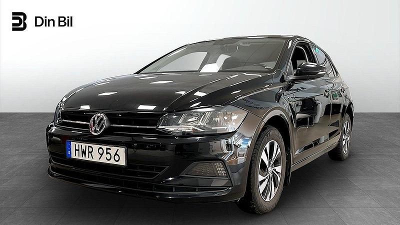 Svart Begagnad 2018 VW Polo Halvkombi | 139 900 kr (Marknadspris) - Bild 1/4