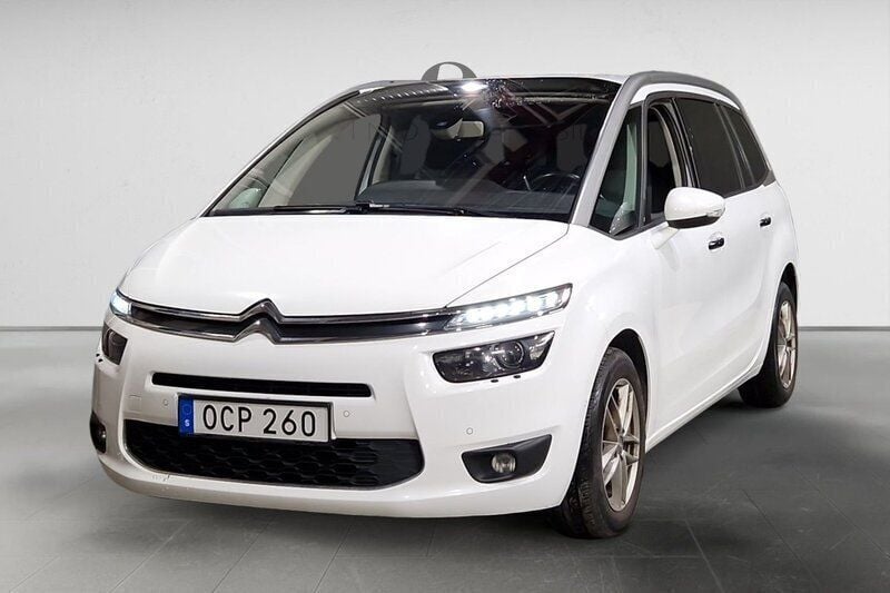 Vit Begagnad 2016 Citroën Grand C4 Picasso Minibuss | 119 900 kr (Bra pris) - Bild 1/3