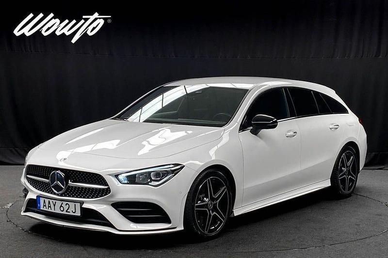 Vit Begagnad 2019 Mercedes CLA220 Shooting Brake AMG Kombi | 299 800 kr (Marknadspris) - Bild 1/3