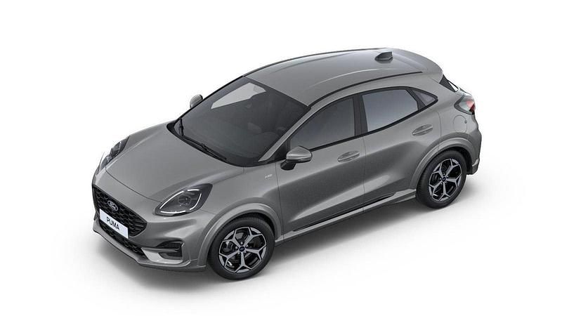 Grå (solar silver metallic) Ny 2025 Ford Puma ST-Line SUV | 316 400 kr (Lite dyr) - Bild 1/4