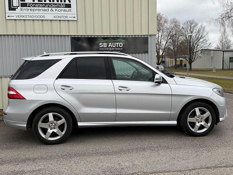 Begagnad Mercedes ML350 AMG line 258 HK (189 kW) 2015 Silver SUV