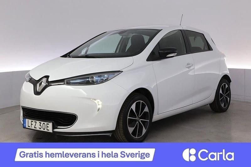 Vit Begagnad 2019 Renault Zoe Intens Halvkombi | 128 990 kr (Bra pris) - Bild 1/4