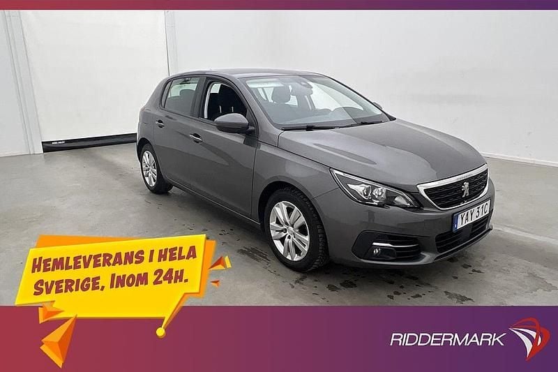 Grå Begagnad 2019 Peugeot 308 Active Halvkombi | 118 900 kr (Marknadspris) - Bild 1/3