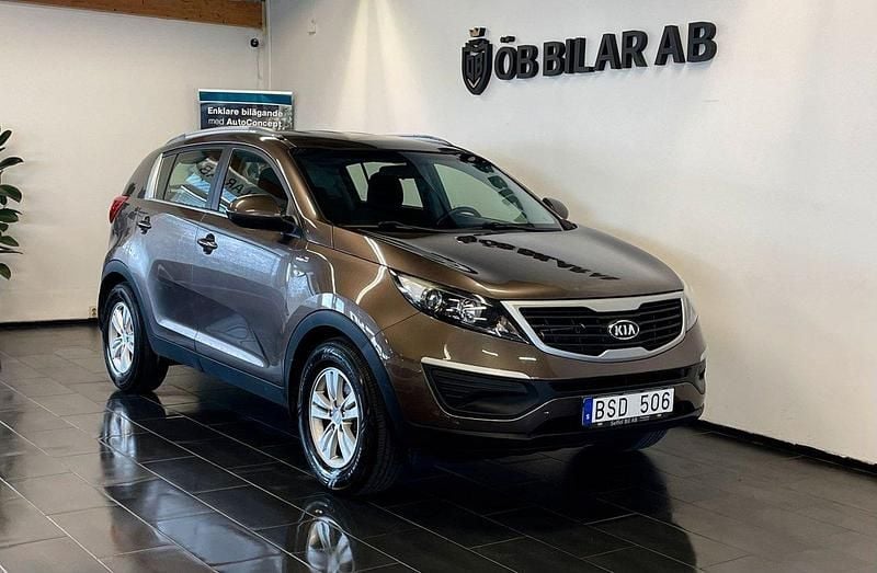 Ljusbrun (brun) Begagnad 2011 Kia Sportage SUV | 74 900 kr (Marknadspris) - Bild 1/4