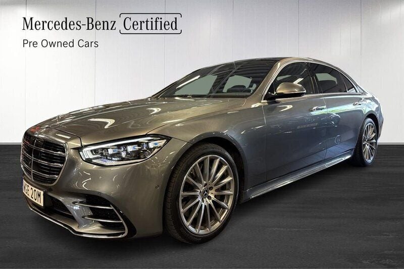 Grå Begagnad 2022 Mercedes S580 AMG Sedan | 1 229 000 kr - Bild 1/4