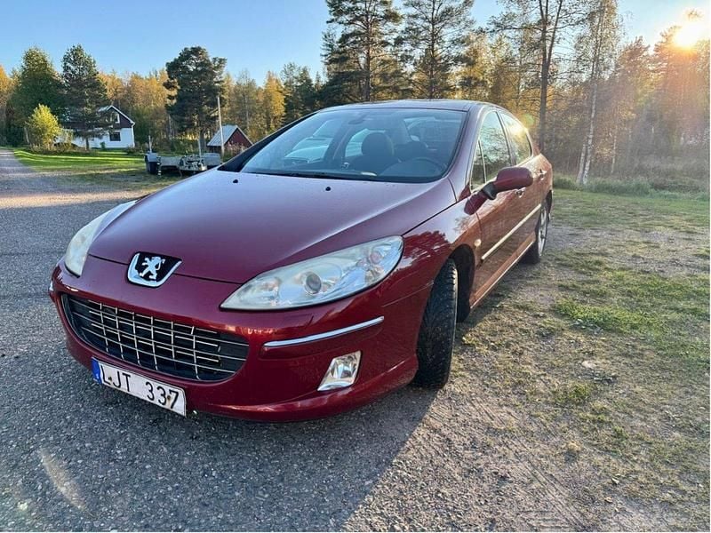 Röd Begagnad 2008 Peugeot 407 Sedan | 21 000 kr (Marknadspris) - Bild 1/4