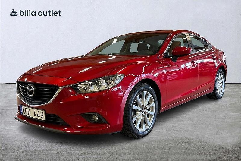 Röd Begagnad 2012 Mazda 6 Sedan | 109 900 kr (Marknadspris) - Bild 1/3