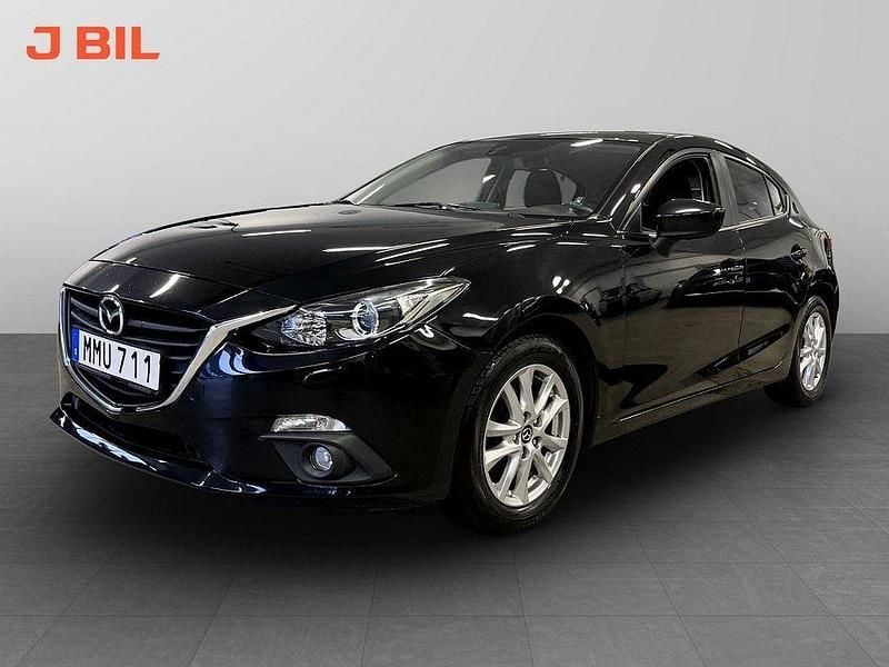 Svart Begagnad 2013 Mazda 3 Core Halvkombi | 124 900 kr (Marknadspris) - Bild 1/4