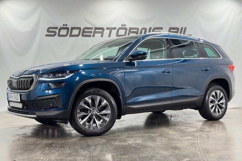 Blå Begagnad 2022 Skoda Kodiaq SUV | 329 900 kr (Lite dyr) - Bild 1/4