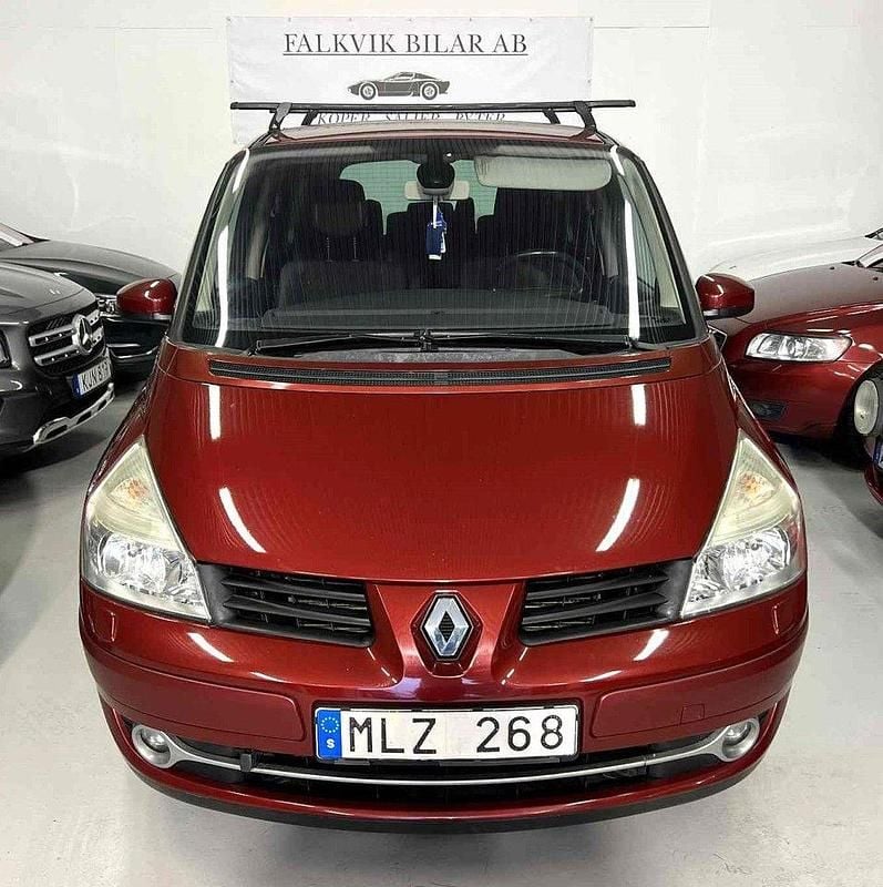 Röd Begagnad 2009 Renault Grand Espace Minibuss | 44 900 kr - Bild 1/4