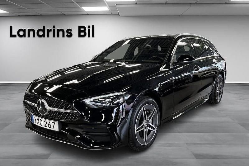 Begagnad Mercedes C300 AMG line 313 HK (230 kW) 2022 Svart Kombi