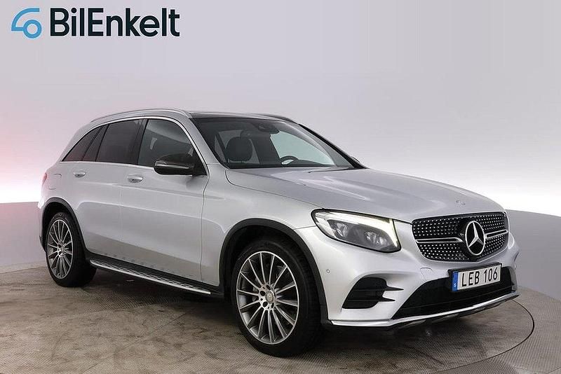 Silver Begagnad 2015 Mercedes GLC220 AMG SUV | 238 900 kr (Marknadspris) - Bild 1/4