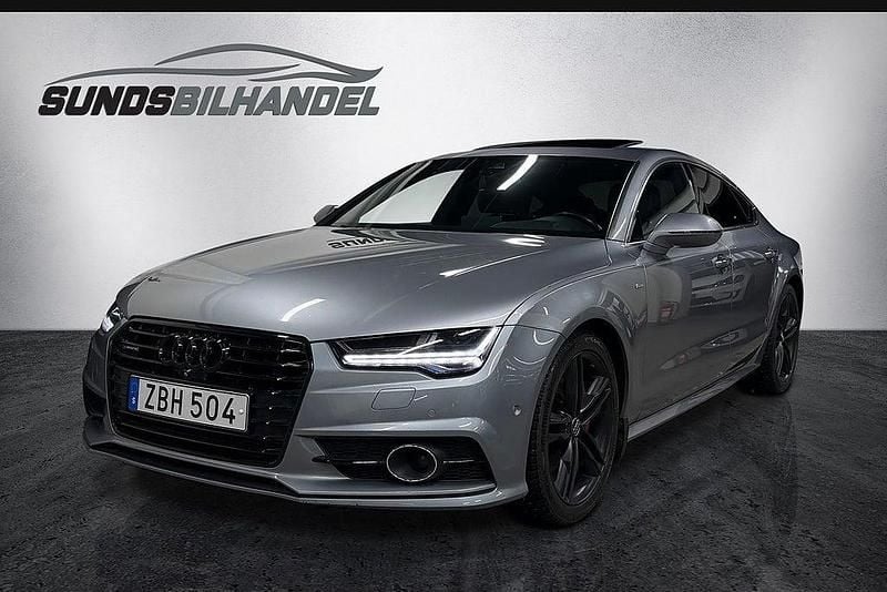 Grå Begagnad 2017 Audi A7 S-Line Halvkombi | 324 800 kr - Bild 1/4
