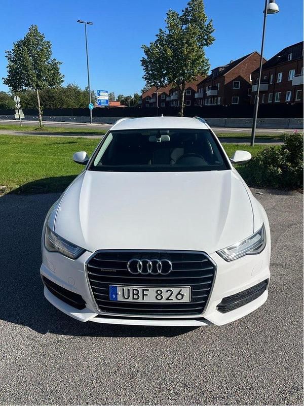 Vit Begagnad 2018 Audi A6 Ambition Kombi | 185 000 kr (Bra pris) - Bild 1/4