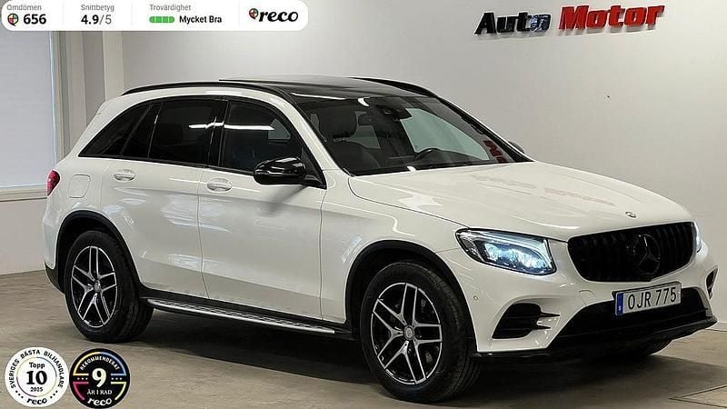 Vit Begagnad 2016 Mercedes GLC220 AMG SUV | 269 900 kr (Lite dyr) - Bild 1/3